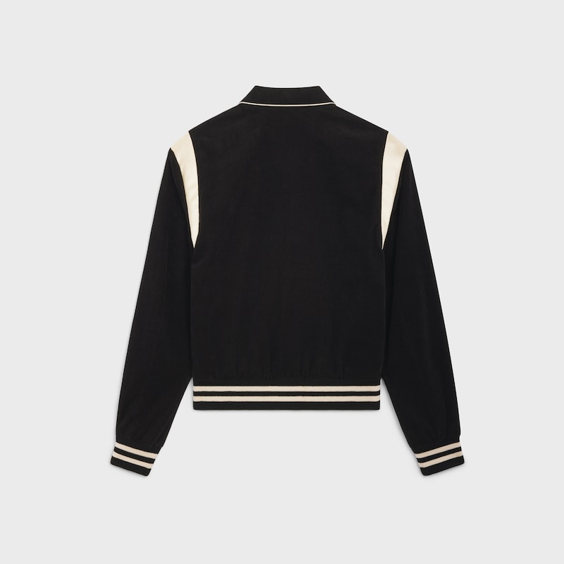 TEDDY JACKET IN CORDUROY - BLACK -  - 1 | CELINE