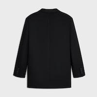tailored jacket IN cashmere flannel - BLACK -  - 2 | CELINE
