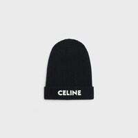CELINE 비니 - 리브드 울 - 블랙 -  - 1 | CELINE