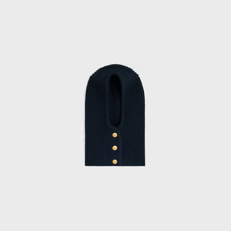 balaclava IN SEAMLESS CASHMERE - NAVY -  - 1 | CELINE