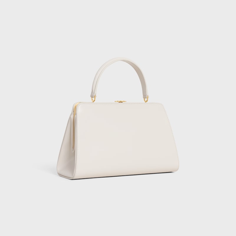 CELINE ANTOINETTE天然緞面牛皮革中號手袋 - 米白色 - 其他系列 - 1 | CELINE