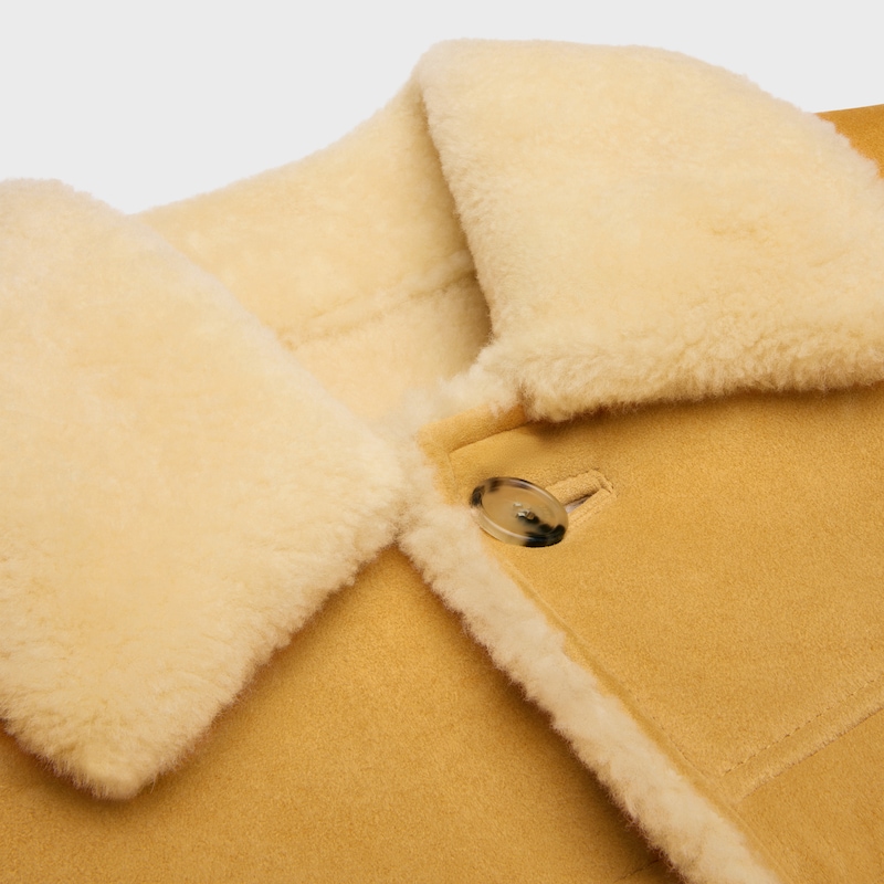 jacket IN suede - CAMEL / CREAM -  - 1 | CELINE