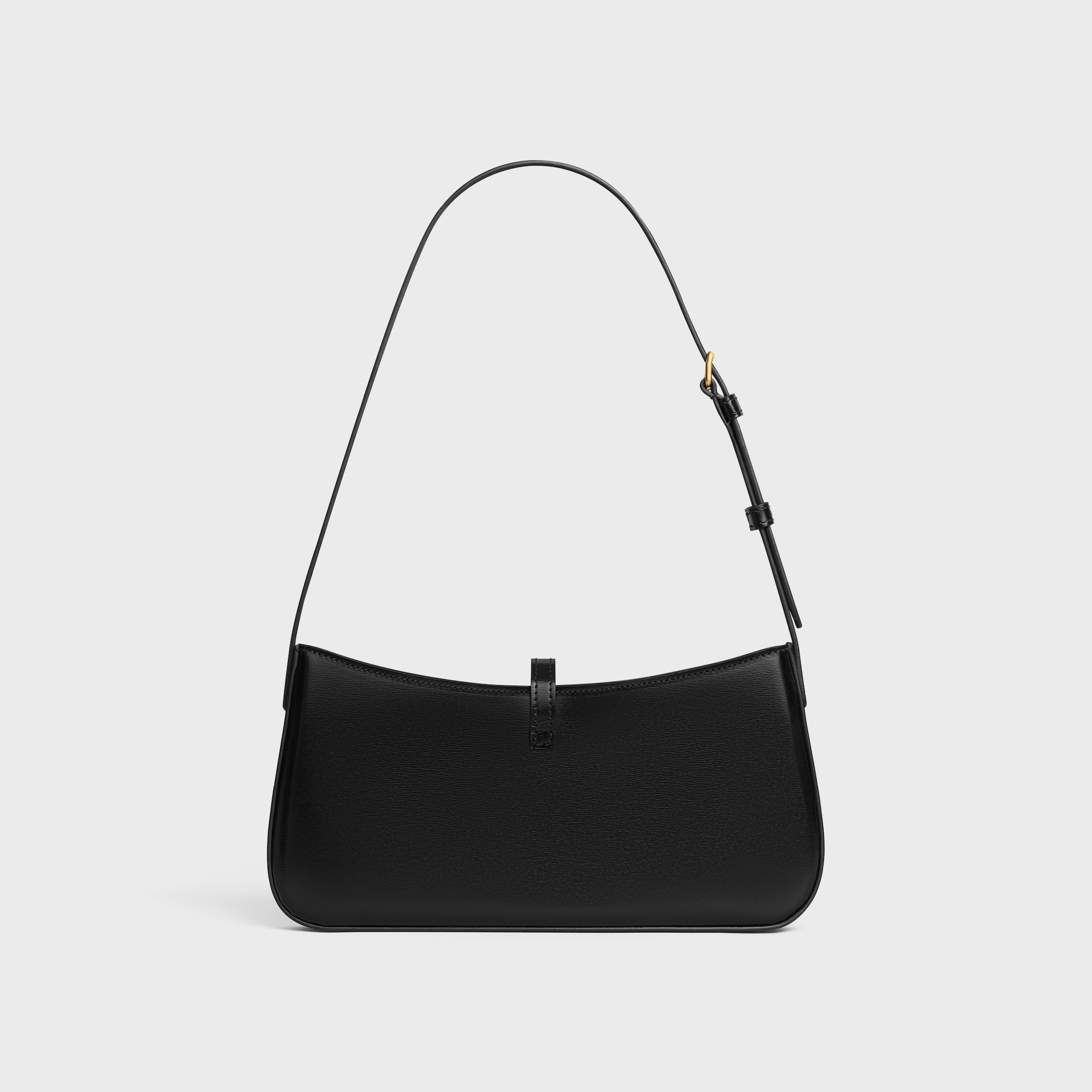TINA SHOULDER BAG IN shiny calfskin - BLACK | CELINE