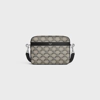 KLEINE MESSENGER TASCHE aus TRIOMPHE CANVAS UND KALBSLEDER - BEIGE - CELINE ESSENTIALS - 1 | CELINE
