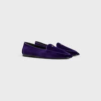 AURA LOAFER IN Velvet - PURPLE -  - 2 | CELINE