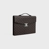 標誌印花牛皮革文件夾 - 黑色 - GIFT FINDER - 2 | CELINE