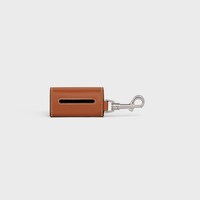 Dog Bags Holder in Smooth Calfskin - TAN - DOG ACCESSORIES - 1 | CELINE