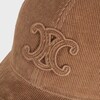 triomphe baseball cap in corduroy - CAMEL -  - 5 | CELINE