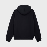 CELINE LOOSE HOODIE IN COTTON FLEECE - BLACK -  - 1 | CELINE