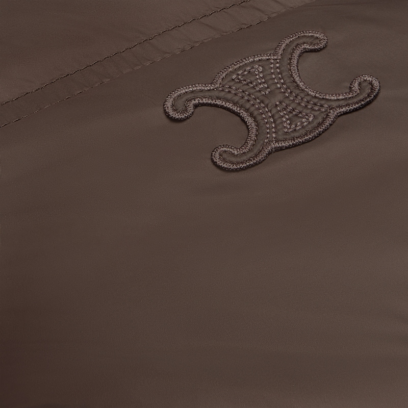 puffer jacket IN light nylon - BROWN -  - 1 | CELINE