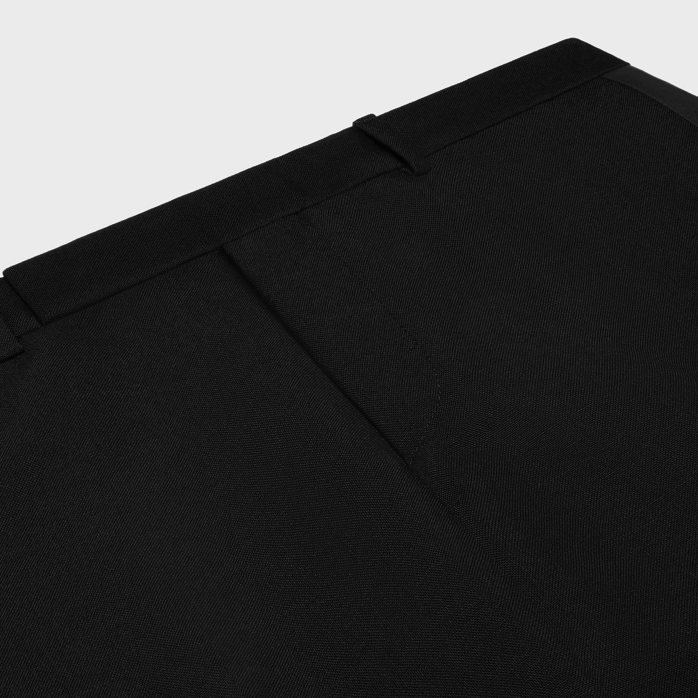 dylan tux pants in wool and mohair - BLACK | CELINE