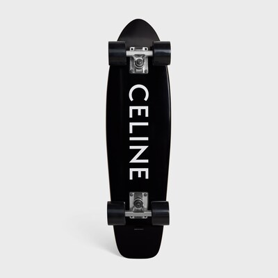 MINI CRUISER in Wood with Celine print - BLACK -  - tileIndex | CELINE