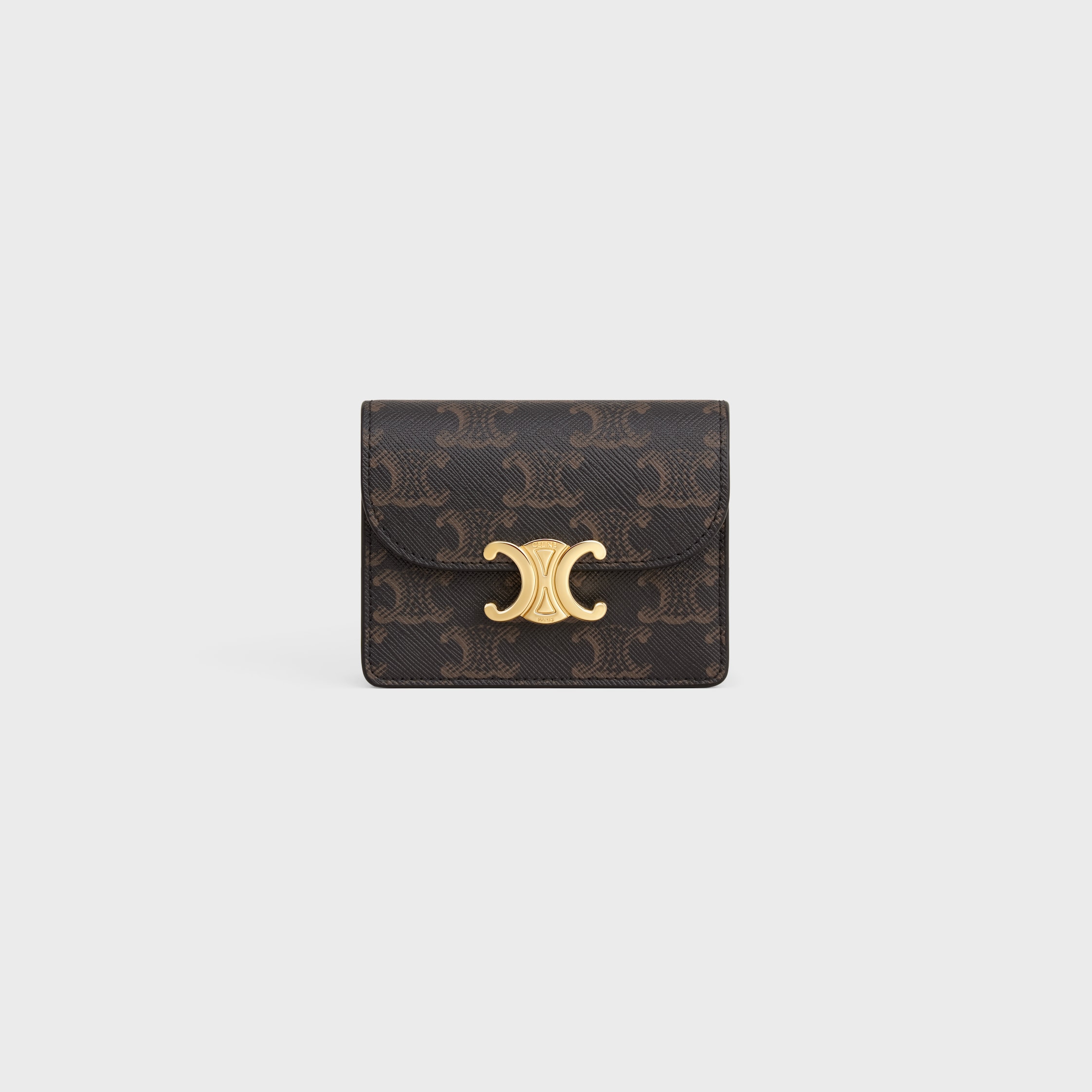 ☆☆CELINE☆☆ 24FW (10C662CA2 38NO) Women’s Triope Card Wa Celine Trionf Coin Card Pouch 10C662CA2 38NO 126800920 | eBay