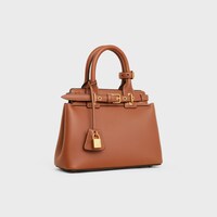 TEEN CELINE CONTI BAG IN SUPPLE GRAINED CALFSKIN - TAN - MORE LINES - 2 | CELINE