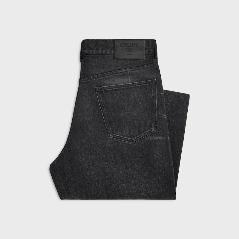 max jeans in cotton denim - NEW MAX BLACK WASH + PATCH DEB -  - 1 | CELINE