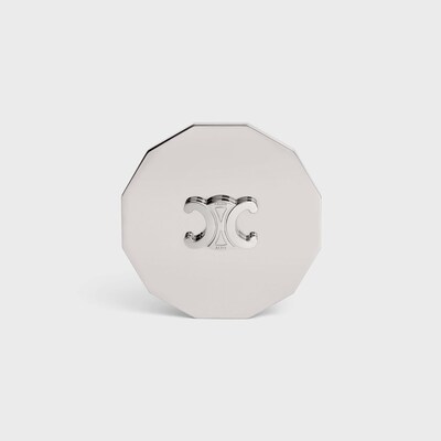 CANDLE TRIOMPHE LID IN STEEL - SILVER - HOME - tileIndex | CELINE