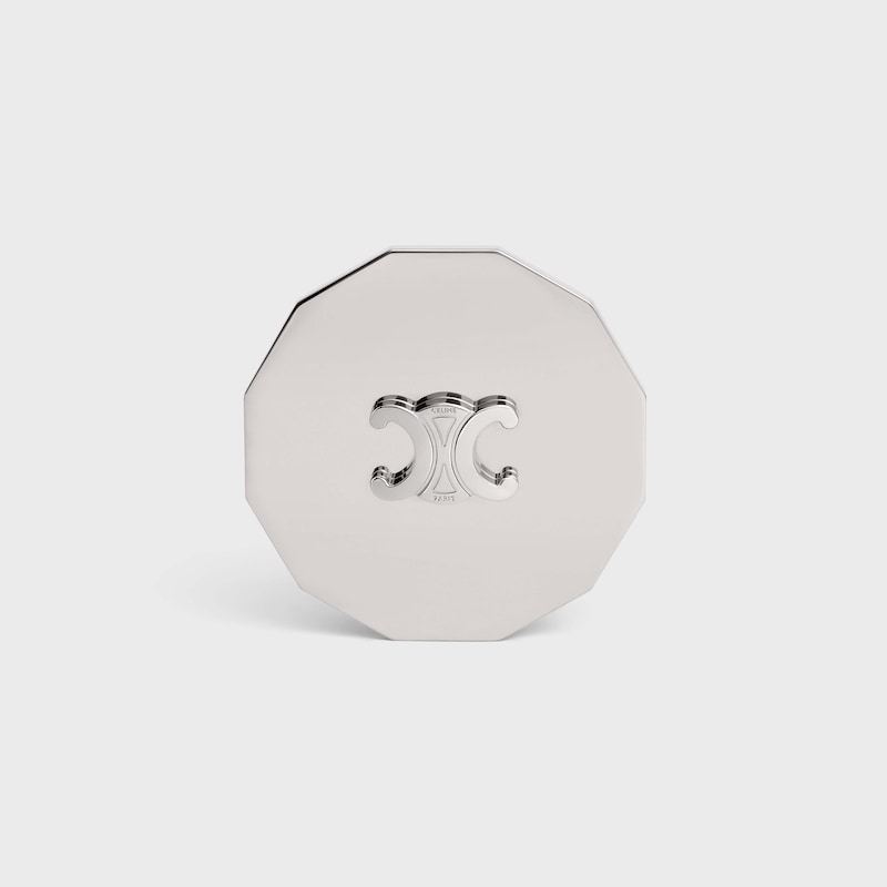 CANDLE TRIOMPHE LID IN STEEL - SILVER - SMALL GIFTS - 1 | CELINE