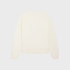 CELINE 루즈 블라종 스웨트셔츠 - 코튼 플리스 - WASHED WHITE/ MOSS GREEN -  - 2 | CELINE