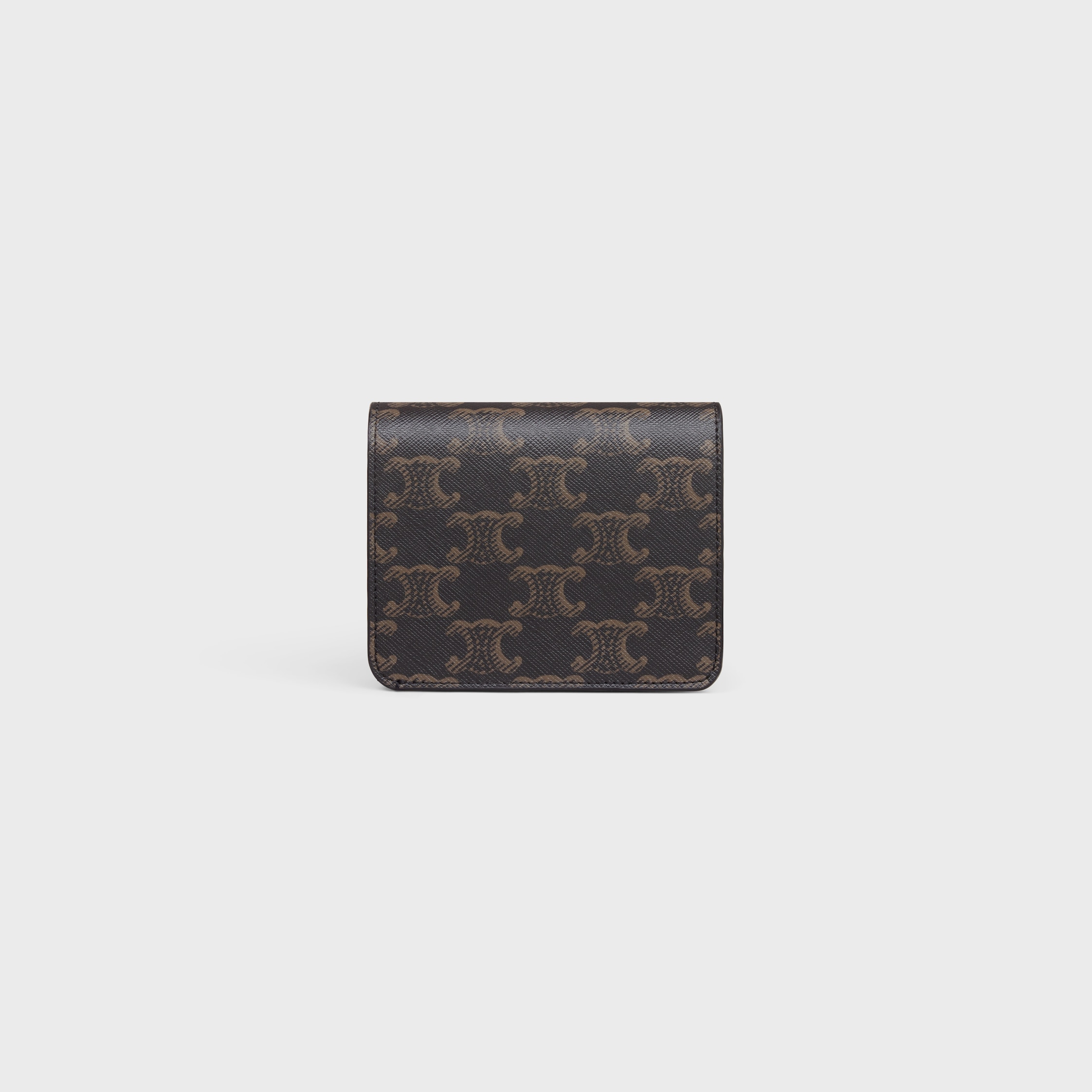 CELINE セリーヌ　キャンバス地 コンパクト ジップウォレット トリオンフ CELINE ☆コンパクト ジップウォレット キュイル トリオンフ