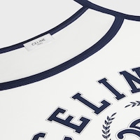 regata celine em de algodão - OFF WHITE/AZUL-MARINHO - - 2 | CELINE