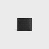 Bi-fold Wallet IN Calfskin with triomphe embossed - BLACK - WALLETS - 3 | CELINE
