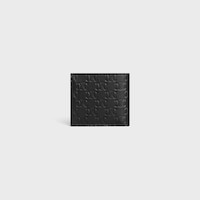 Bi-fold Wallet IN Calfskin with triomphe embossed - BLACK - GIFT FINDER - 2 | CELINE