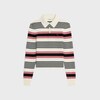폴로 스웨터 - 스트라이프 코튼 - 화이트/블랙/레드 -  - 1 | CELINE