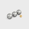 Triomphe Petanque Game in Triomphe canvas and Calfskin - WHITE - HOME - 7 | CELINE