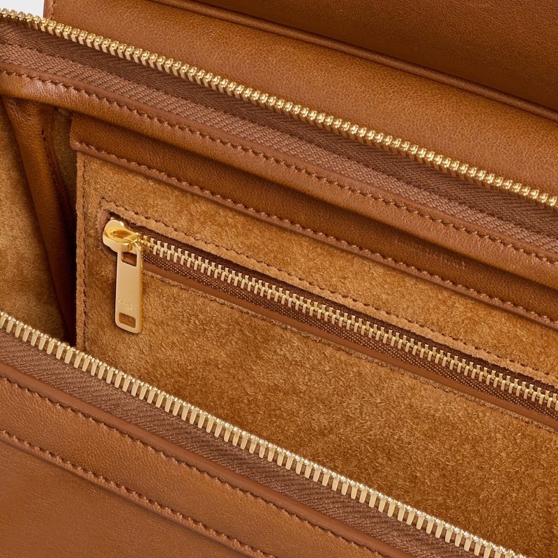 LITTLE LUGGAGE IN SUPPLE SHINY LAMBSKIN - SOFT TAN - HIVER CELINE - WINTER SELECTION - 1 | CELINE