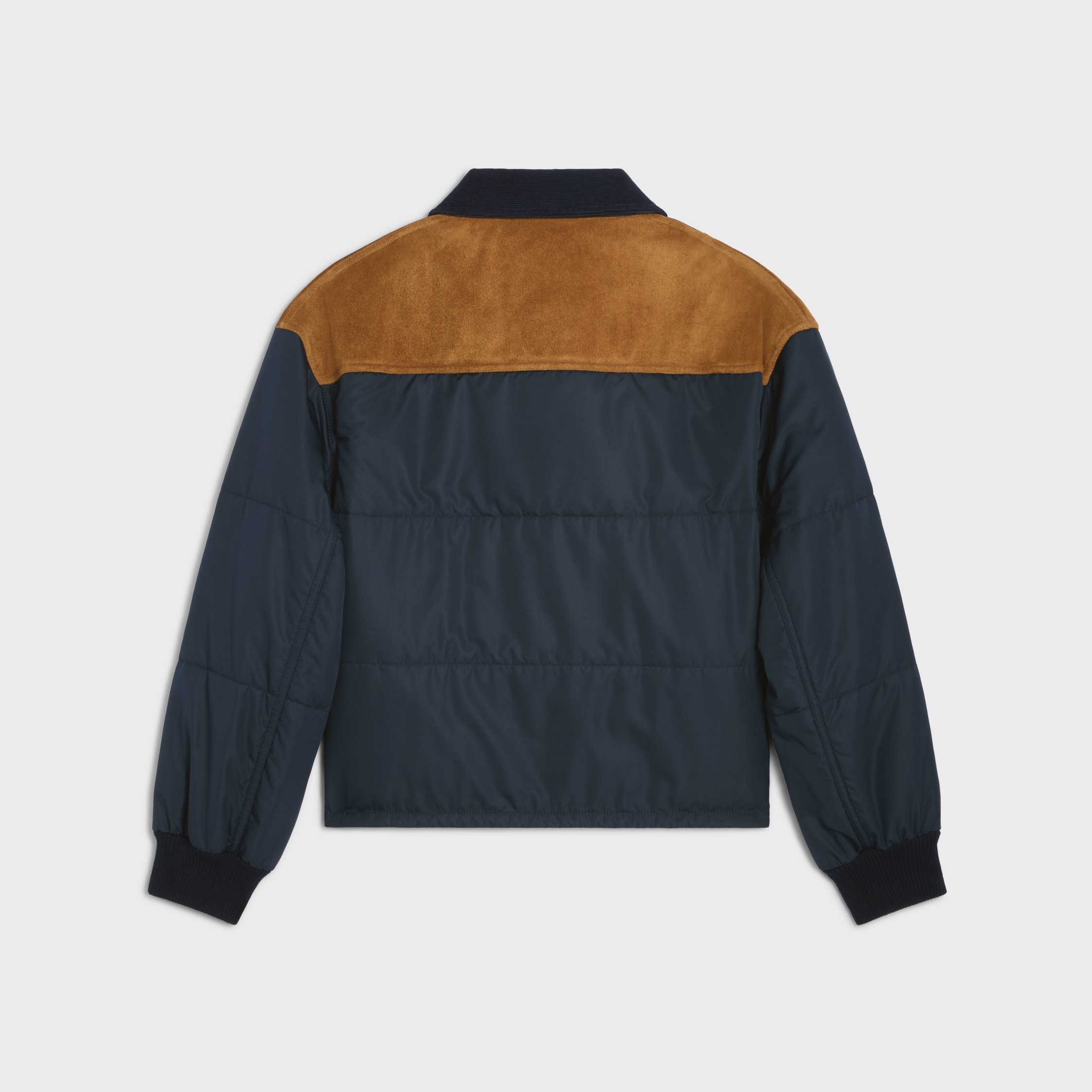 celine navy jacket 極美品38ネイビー navy-velvet-celine-jacket-