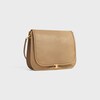 BESACE SOFT TRIOMPHE AGNEAU SOUPLE BRILLANT - BEIGE SABLE - SACS BANDOULI&Egrave;RES - 1 | CELINE