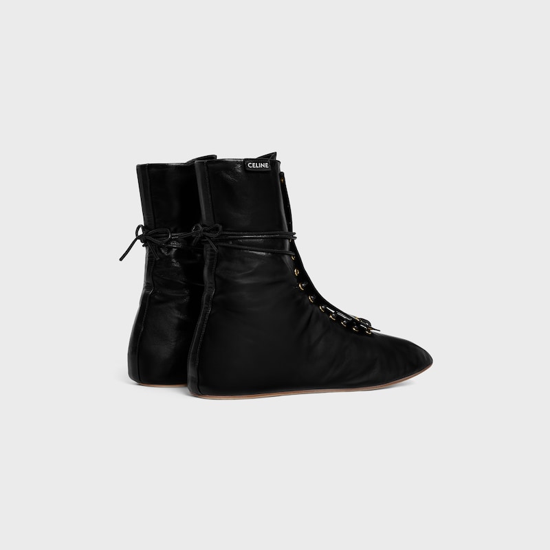 BALLET HIGH - SCHN&Uuml;RSTIEFEL AUS LAMMLEDER - SCHWARZ -  - 1 | CELINE