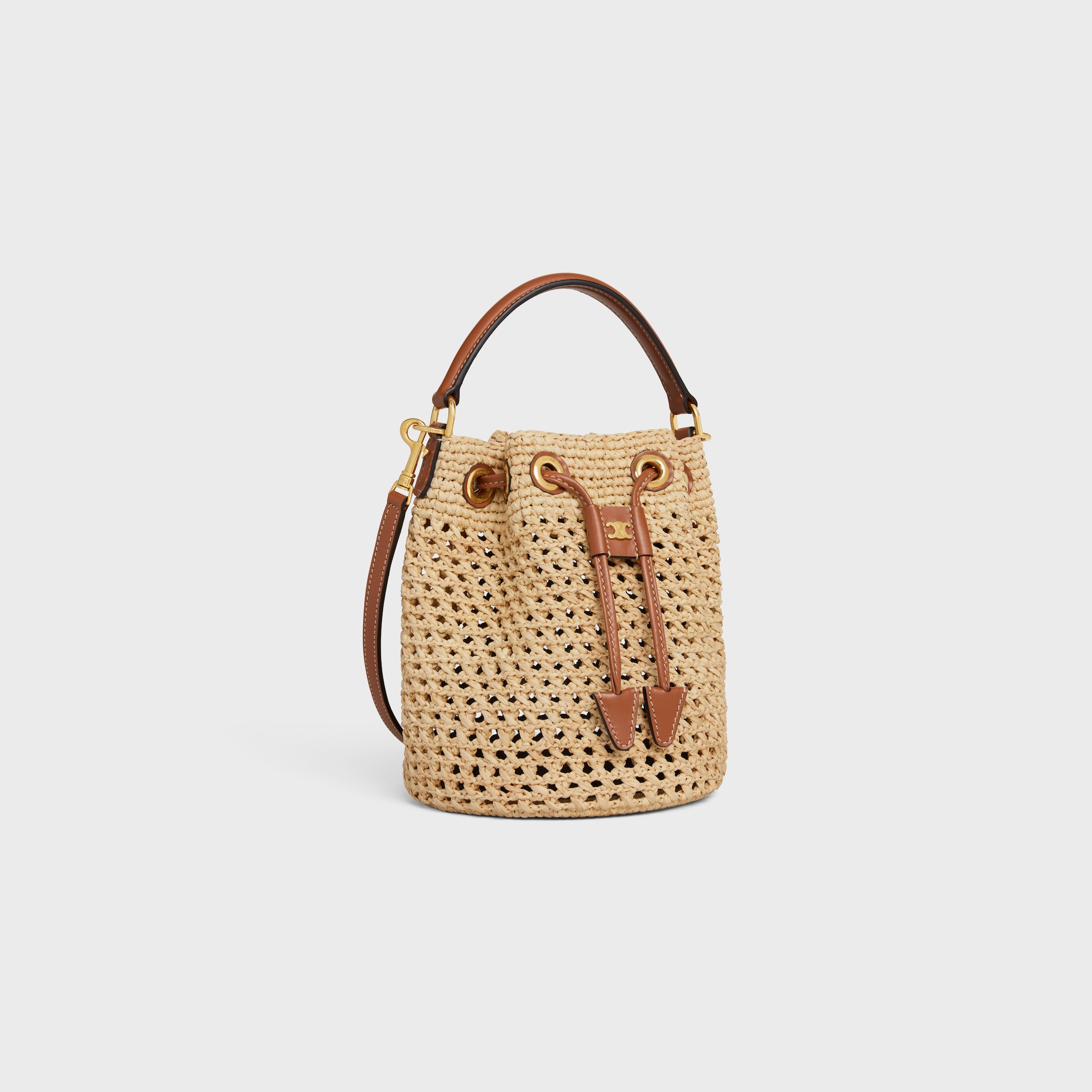 CELINE☆ティーン クララ バッグ ラフィア＆カーフスキン_パリ発 122622GTO-02NT_2_FALL25_W.tif