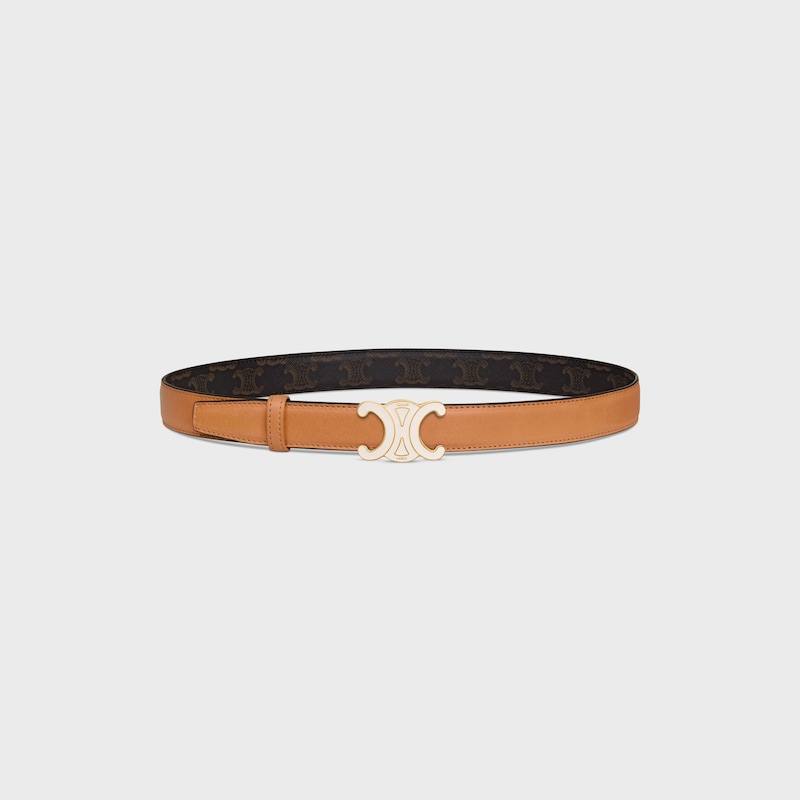 Wendbarer Riemen 25 MM AUS Triomphe Canvas und nat&uuml;rlichem Kalbsleder -  -  - 1 | CELINE