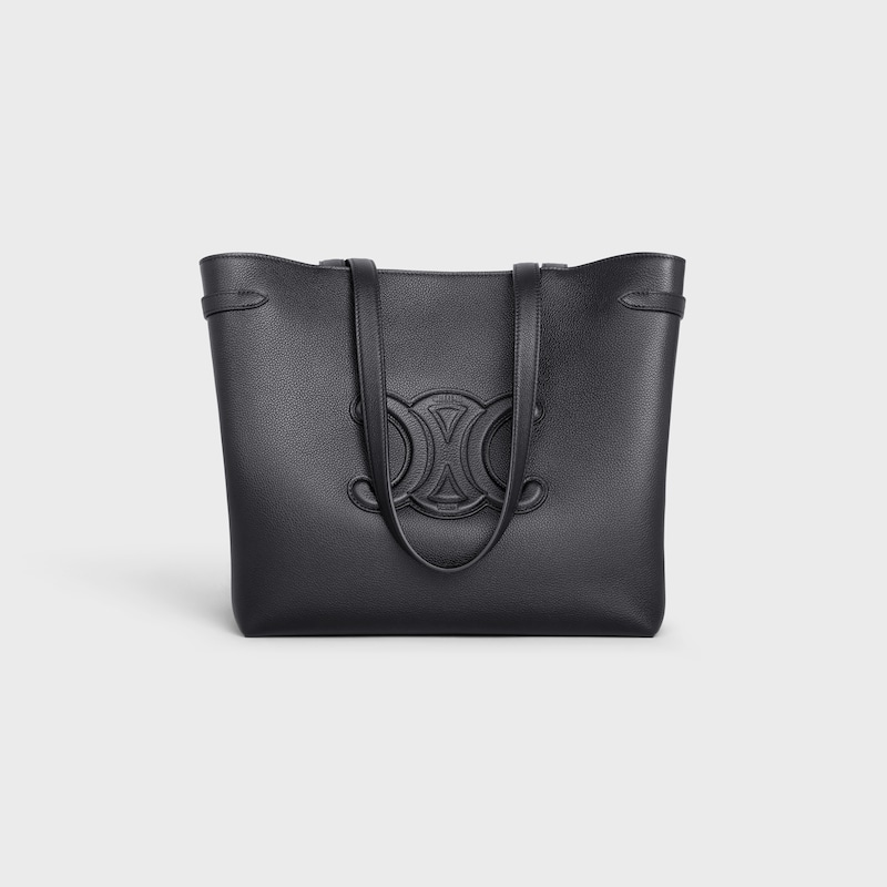 MEDIUM CABAS ANA&Iuml;S CUIR TRIOMPHE in Grained calfskin - BLACK - GIFT FINDER - 1 | CELINE