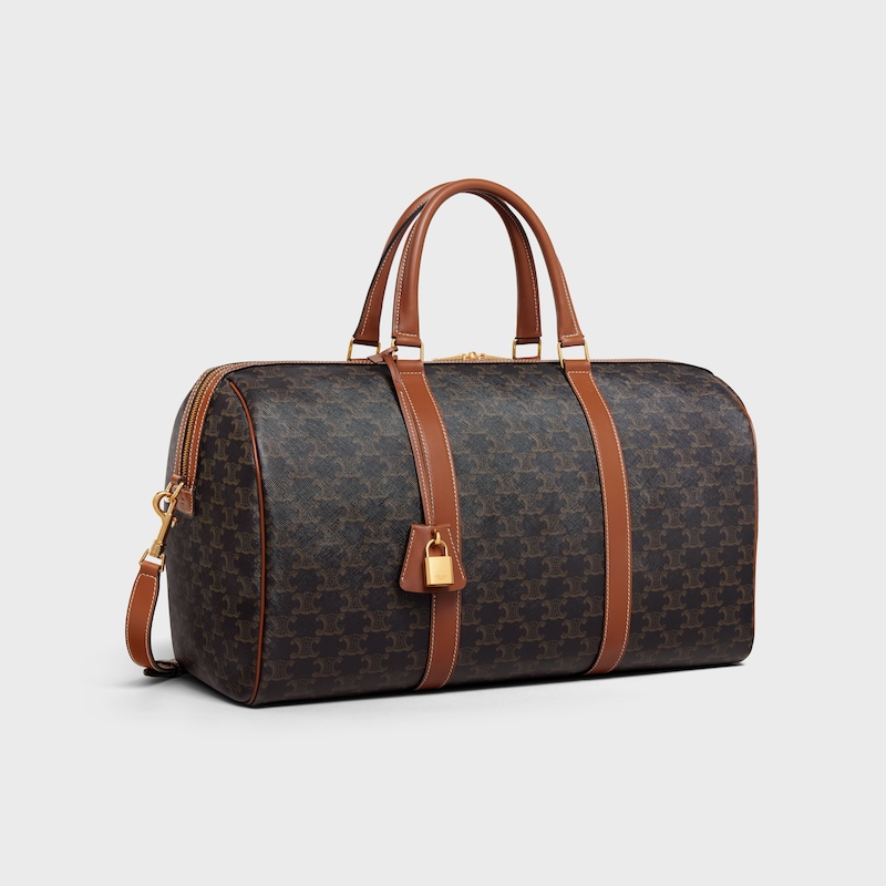 中号标志印花旅行包 - 棕黄色 - 手挽袋 - 1 | CELINE