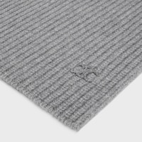 BUFANDA TRIOMPHE DE CACHEMIRA ESCOCESA - GRIS MEDIO -  - 2 | CELINE