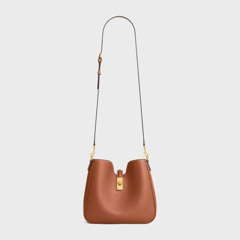 SMALL CAMILLE 16 SOFT BAG IN SMOOTH CALFSKIN - TAN - MORE LINES - 1 | CELINE