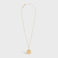 黃金及鑽石小型Medaille Celine頸鍊 - 黃金 - 项链 - 1 | CELINE