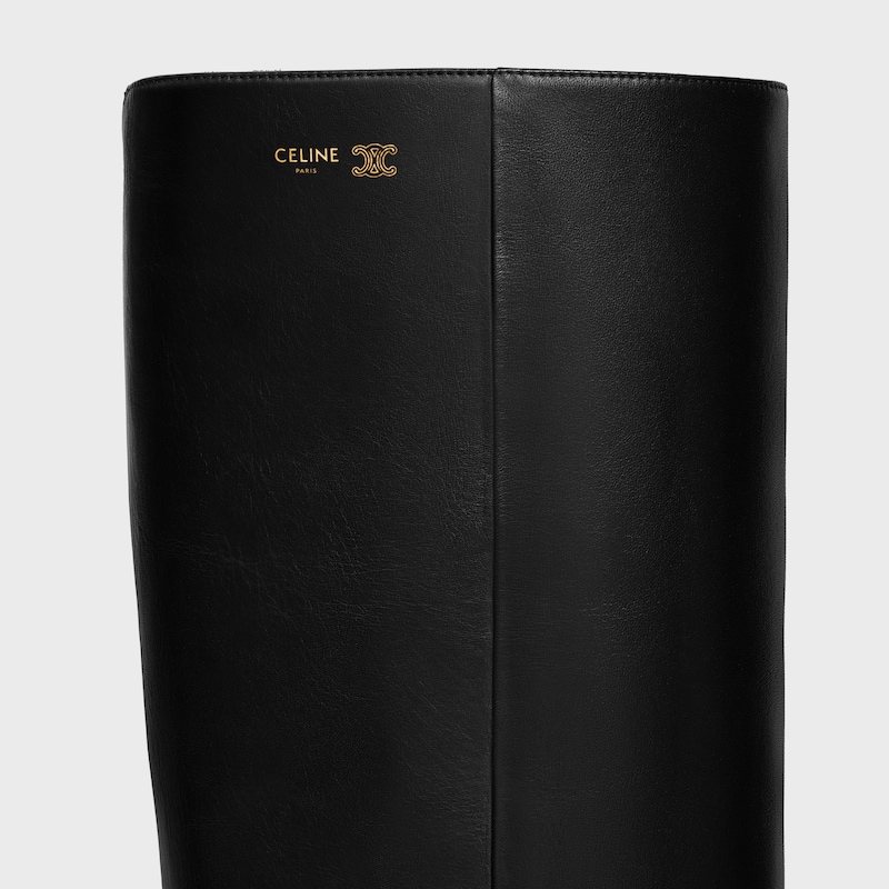 ICONIC - BOTTE EN CUIR DE VEAU - Noir -  - 1 | CELINE