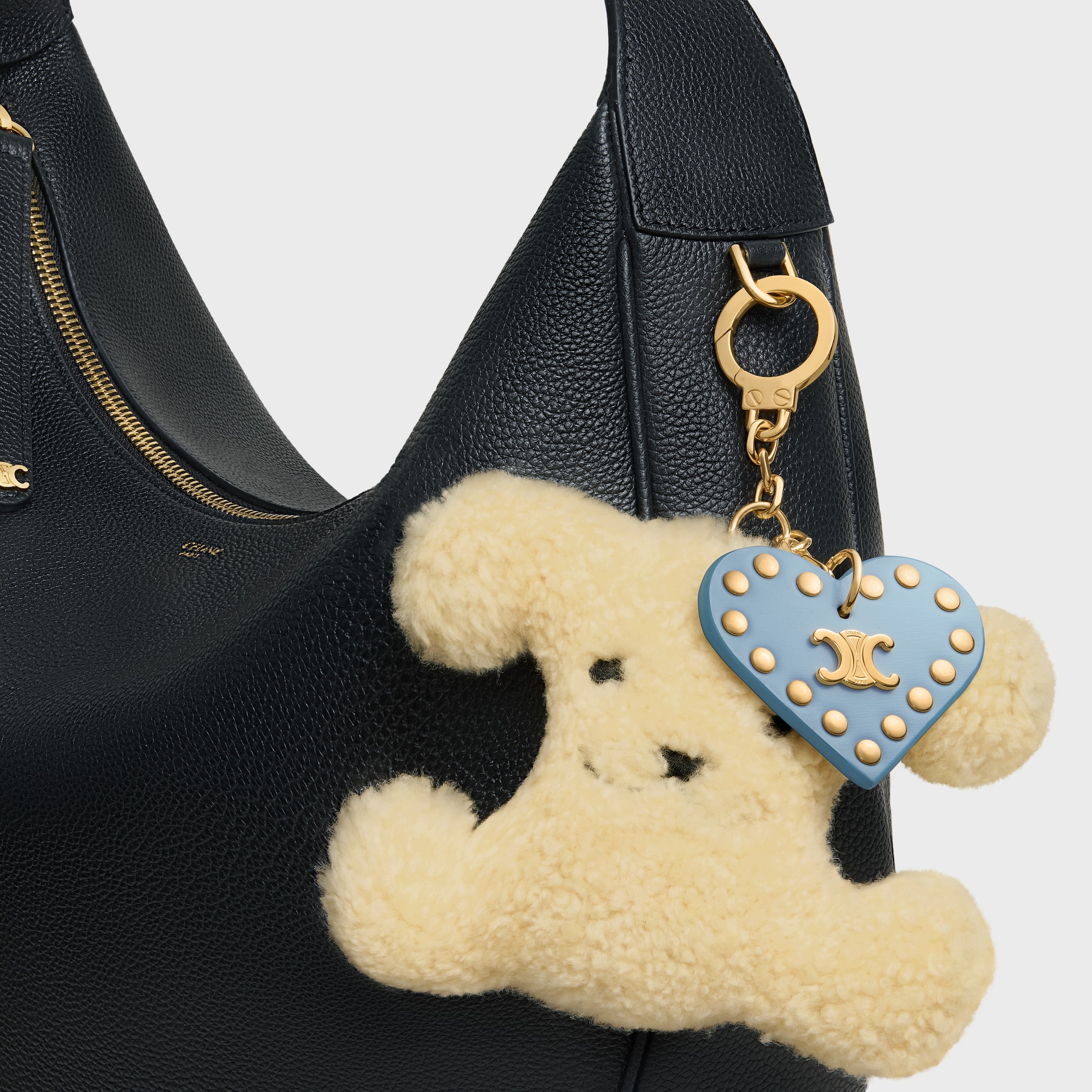 CELINEヘッドフォン / スムースカーフスキン＆ラムスキン トリオンフ クラシック トリオンフ バッグ / シャイニーカーフスキン - ぺ