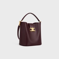 MEDIUM BUCKET LOUISE IN SMOOTH CALFSKIN - Deep Burgundy - GIFTS FOR HER - 2 | CELINE