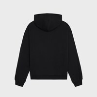 triomphe loose zipped hoodie IN cashmere  cotton - BLACK/WHITE -  - 2 | CELINE