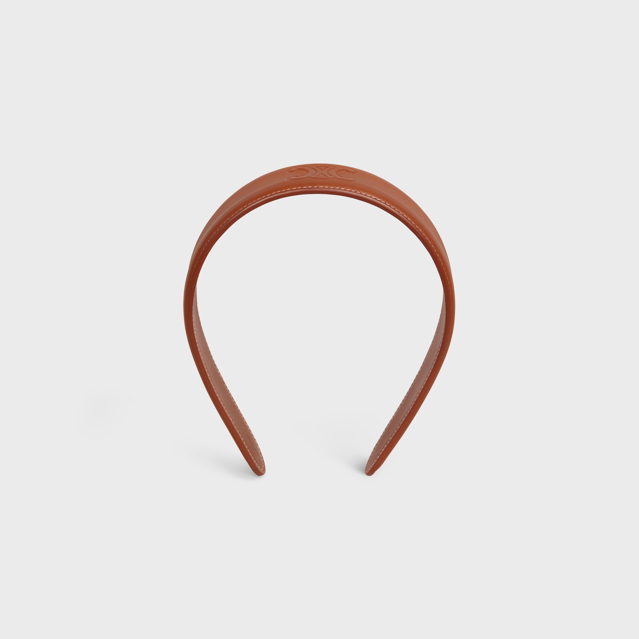 ☆【CELINE】☆(W) Triomphe Canvas Headband in Calfski.n☆ W) Celine Triomphe Canvas Headband in Calfskin Gold Tan | eBay