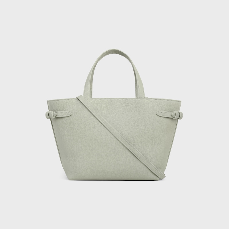 MINI CABAS ANAIS CUIR TRIOMPHE in Grained calfskin - LIGHT CLAY - HOBO AND TOTE BAGS - 1 | CELINE