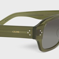 黑框61太陽眼鏡 - 透明卡其色 -  - 2 | CELINE