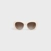 Triomphe 06 Sunglasses in Acetate - IVORY -  - 1 | CELINE