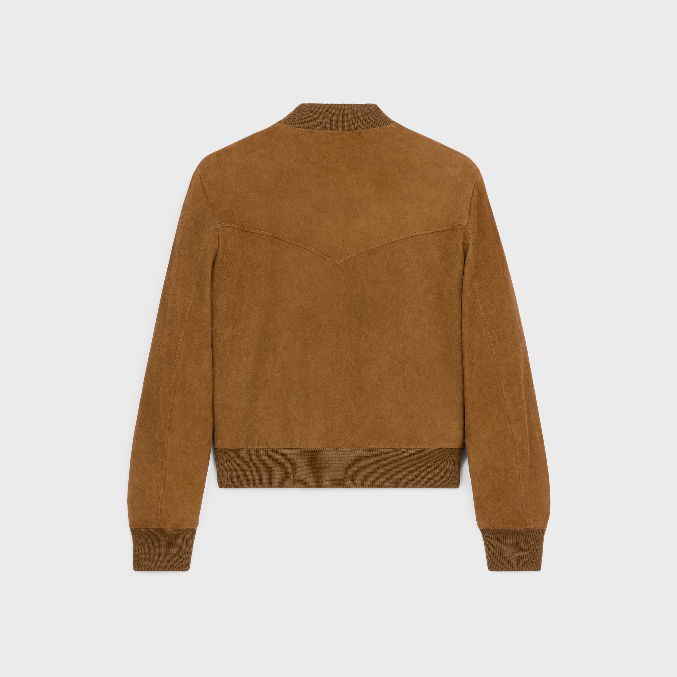 ブルゾン CELINE | MULTI-BUTTON JACKET IN SUEDE CARAMEL 2F426050L.04CA RV0MN050L-04CA_1_SUM25_W.tif