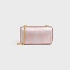 CHAIN SHOULDER BAG CLAUDE in pearly python - ROSE GLACE - MORE LINES - 3 | CELINE