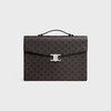 標誌印花牛皮革文件夾 - 黑色 - GIFT FINDER - 1 | CELINE